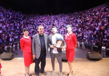 تامر حسني يغمر الجنوبي ومحيطه ومداه بالجماهير